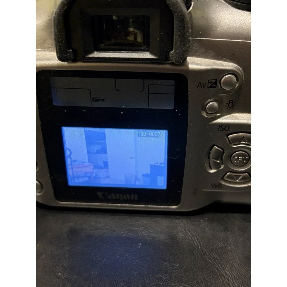 Canon EOS Rebel DSLR Camera 6.3 / Lens Kit EF-S 18-55 With Memory Card New Batt